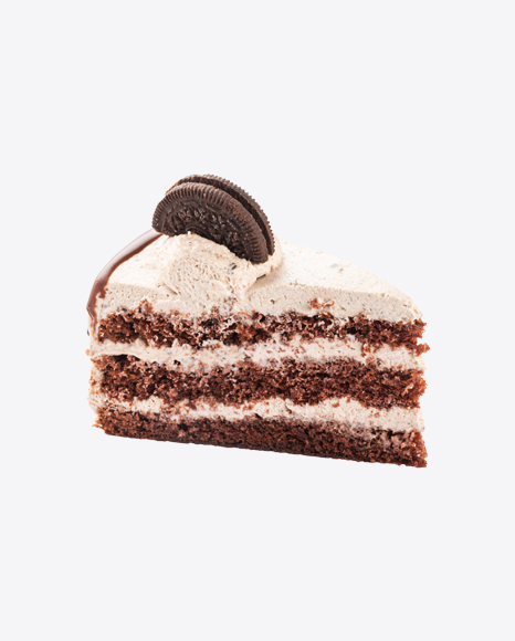 Chocolate Cake w/ Cookies Slice