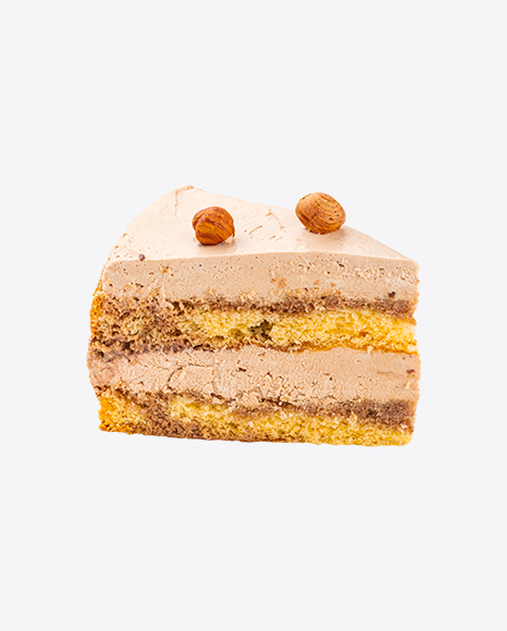 Hazelnut Tiramisu Cake w/ Curd Cream Slice