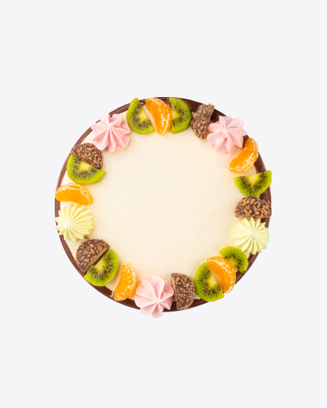 Spinach Cake w/ Curd Cream