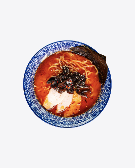 Miso Ramen Soup w/ Spicy Noodles