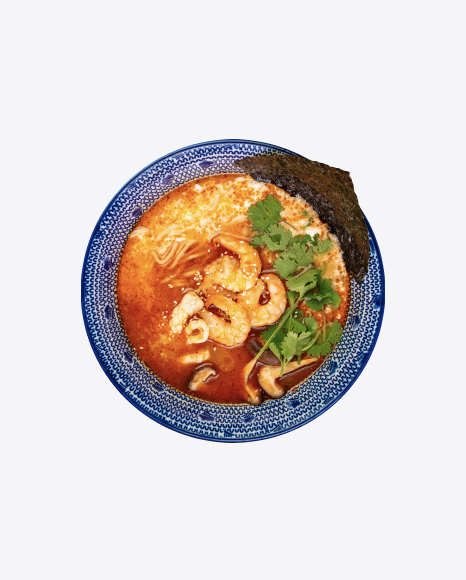Tom Yam Soup w/ Shrimps and Squid