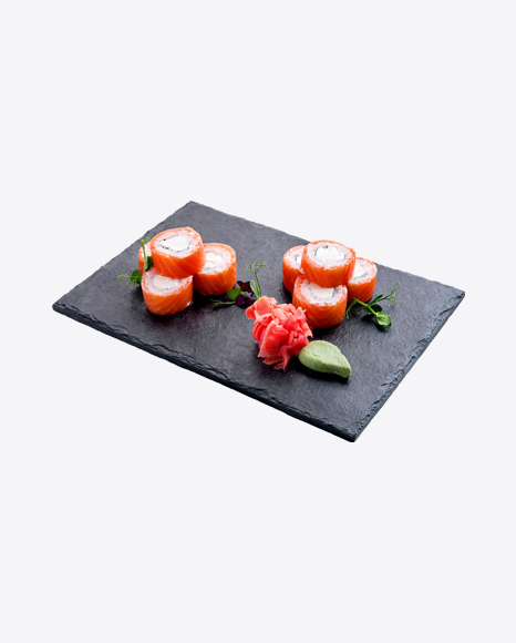 Salmon Sushi Rolls w/ Cream Cheese
