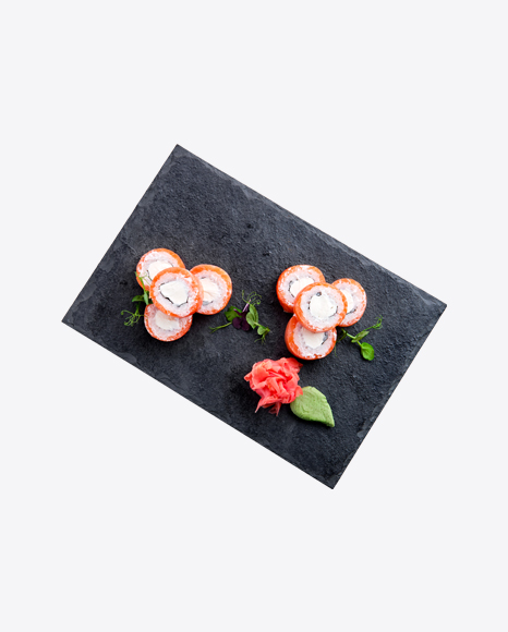 Salmon Sushi Rolls w/ Cream Cheese