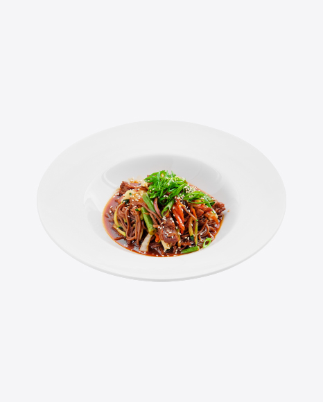 Soba Noodles w/ Meat & Vegetables