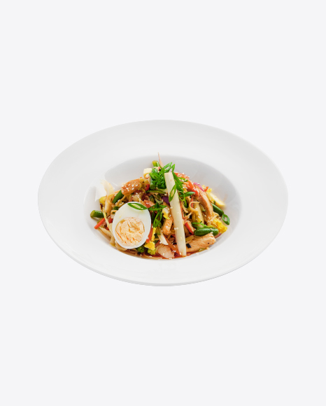 Udon Noodles w/ Chicken & Vegetables