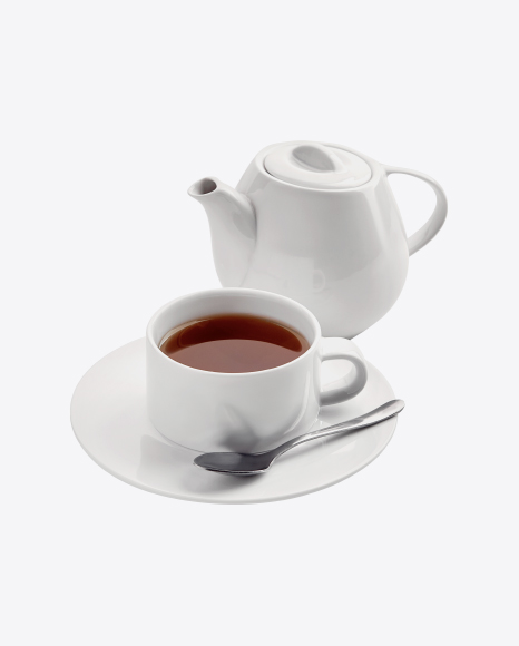Teacup w/ Teapot