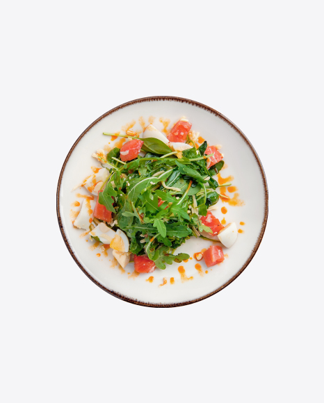 Salmon Salad w/ Boiled Eggs & Arugula