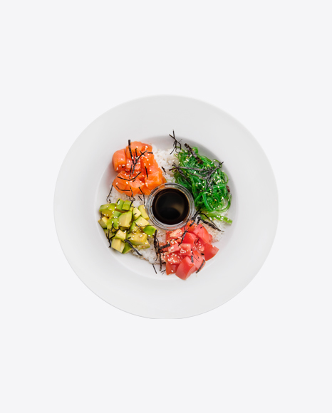 Salmon Avocado Poke Bowl