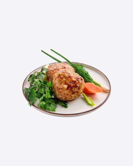 Baked Cutlets w/ Greens