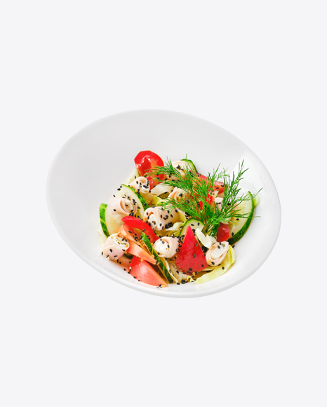 Salad w/ Ham Rolls