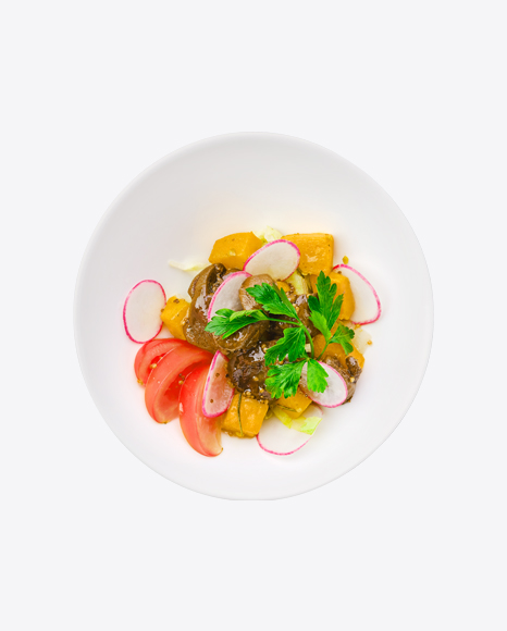 Salad w/ Beef Pieces