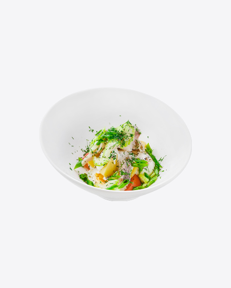 Salad w/ Eggs & Herring Slices