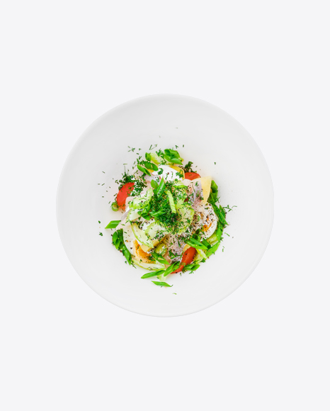 Salad w/ Eggs & Herring Slices