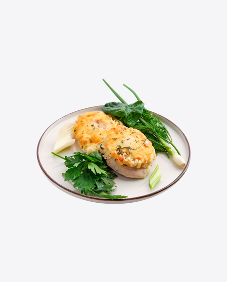 Baked Chicken w/ Greens