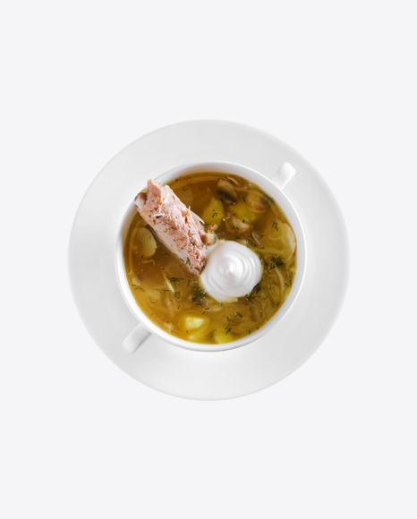 Soup w/ Meat & Sour Cream