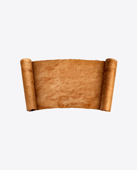 Horizontal Old Paper Roll
