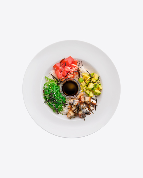Poke Bowl w/ Eel & Avocado