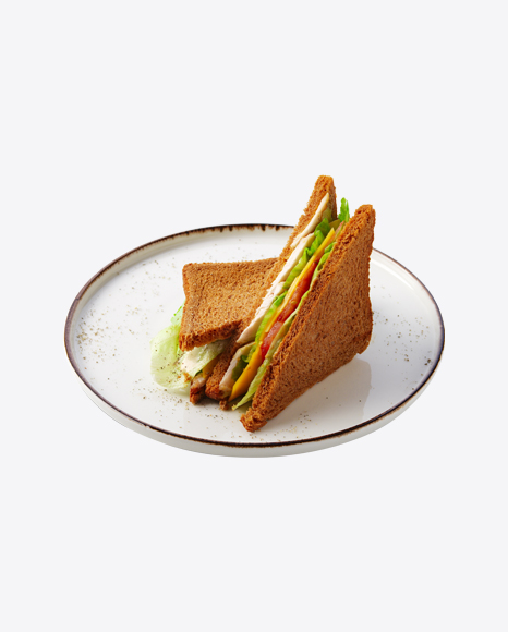 Rye Club Sandwich w/ Chicken