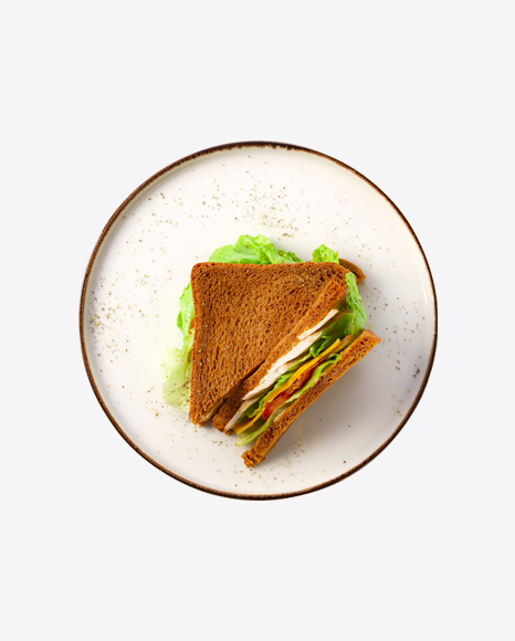 Rye Club Sandwich w/ Chicken