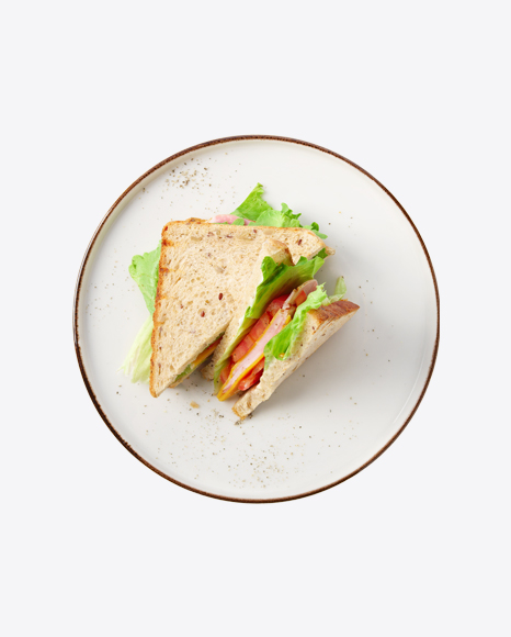 Club Sandwich w/ Ham