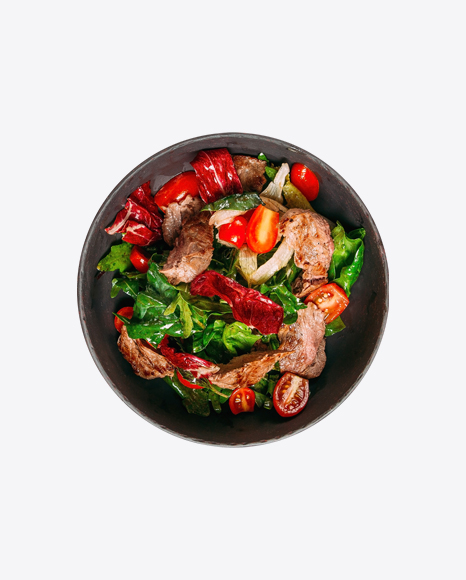Roast Beef Salad in a Bowl