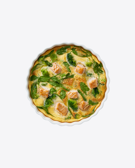 Quiche w/ Salmon PNG
