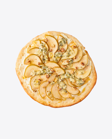 Pizza w/ Pear Slices & Blue Cheese PNG