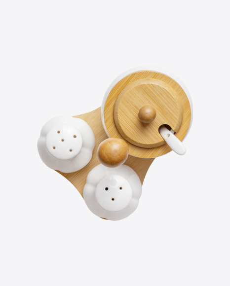 Spice Shakers w/ Honey Jar Set PNG