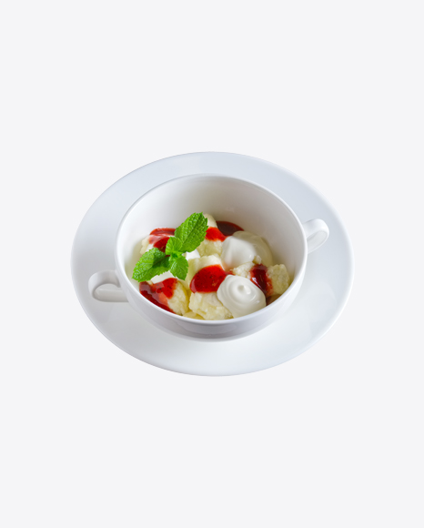 Lazy Dumplings w/ Sour Cream & Jam