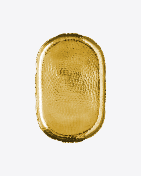 Golden Tray PNG