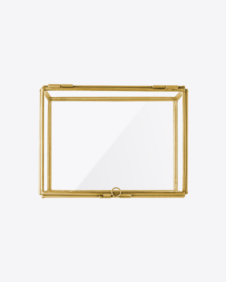 Clear Glass Jewelry Box PNG