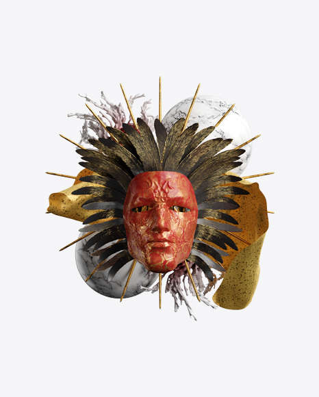 Abstract Set w/ Mask PNG