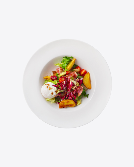 Salad w/ Tuna, Country Potatoes & Tomatoes