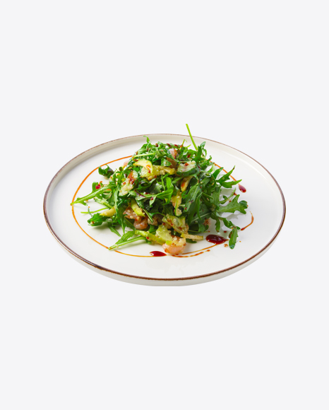 Fresh Green Salad w/ Shrimps