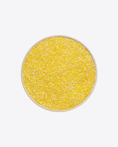Corn Groats in Bowl PNG