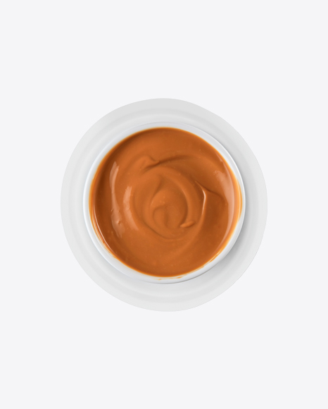 Caramel Sauce in Ceramic Bowl