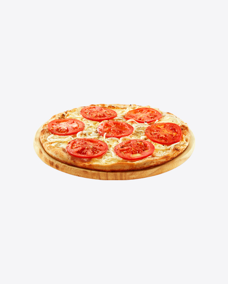 Pizza with Tomatoes & Onions