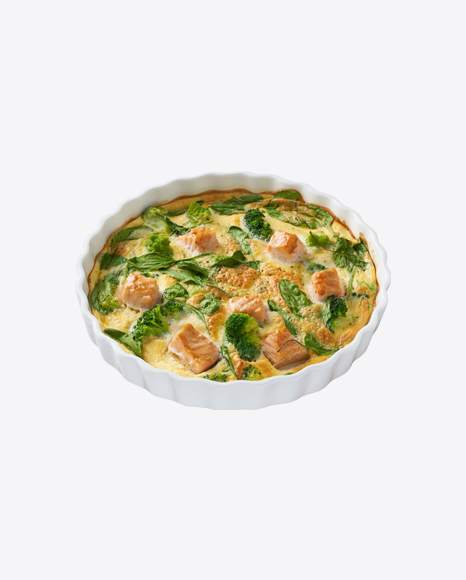 Quiche w/ Salmon PNG