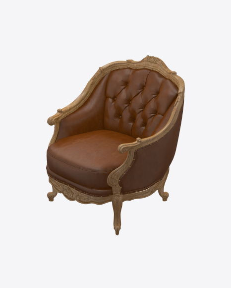 Leather Armchair PNG