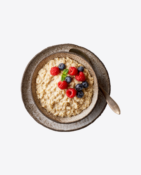 Porridge w/ Berries PNG