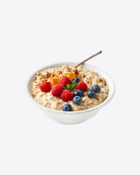 Porridge w/ Berries PNG