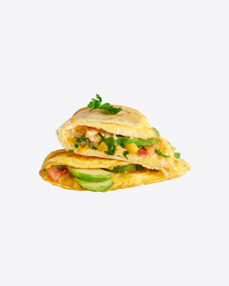 Omelet w/ Vegetables PNG