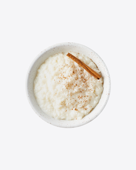 Rice Porridge w/ Cinnamon Stick PNG