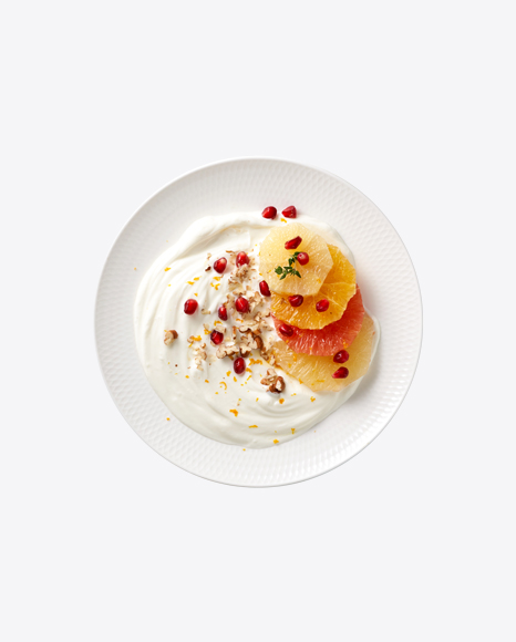 Yoghurt w/ Fruits PNG