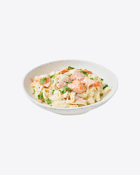 Fettuccine w/ Salmon PNG