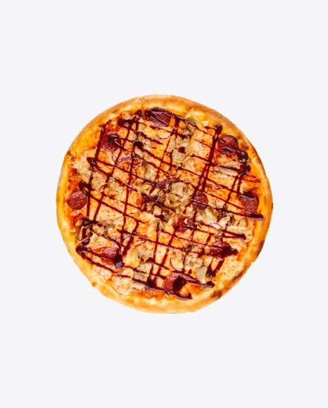 Barbecue Pizza with Sausages
