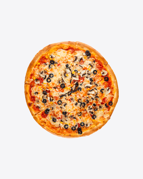 Pizza w/ Mushrooms & Vegetables
