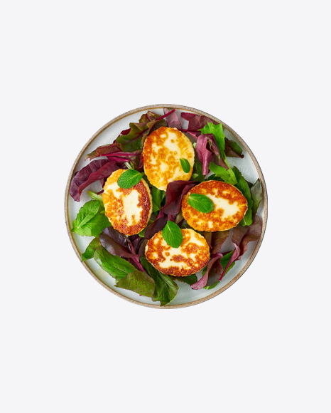 Fried Cheese w/ Salad