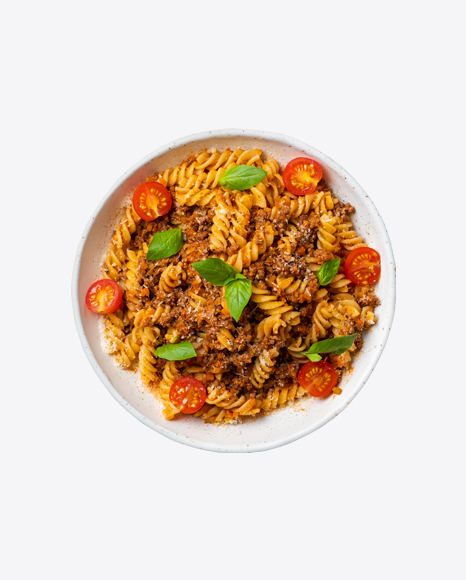 Pasta w/ Meat & Tomatoes