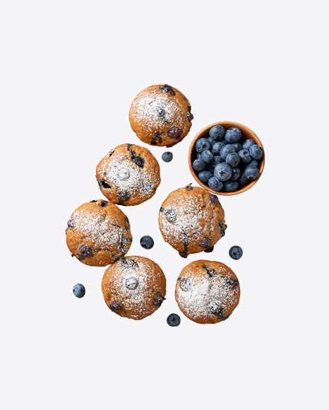 Blueberry Muffins w/ Blueberries
